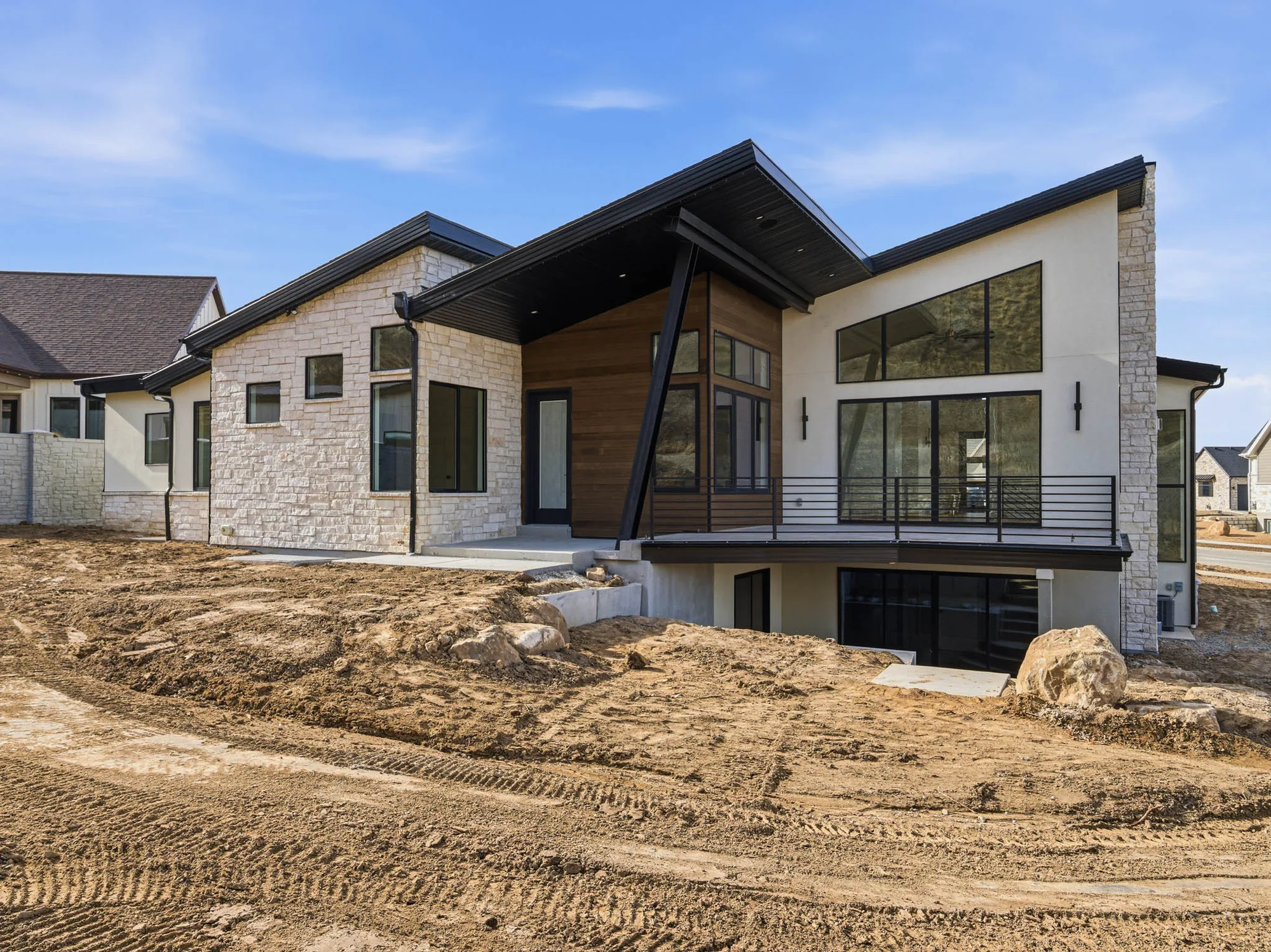 Rear at Mountain Contemporary in Wasatch Front, Utah