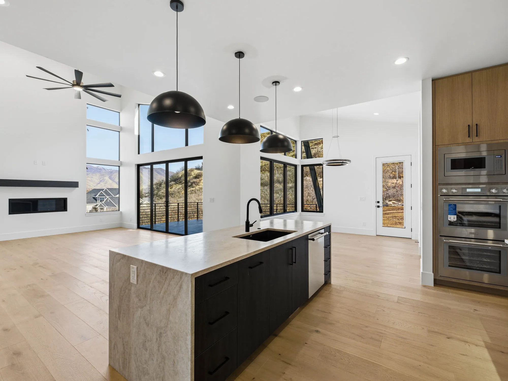 Kitchen at Mountain Contemporary in Wasatch Front, Utah