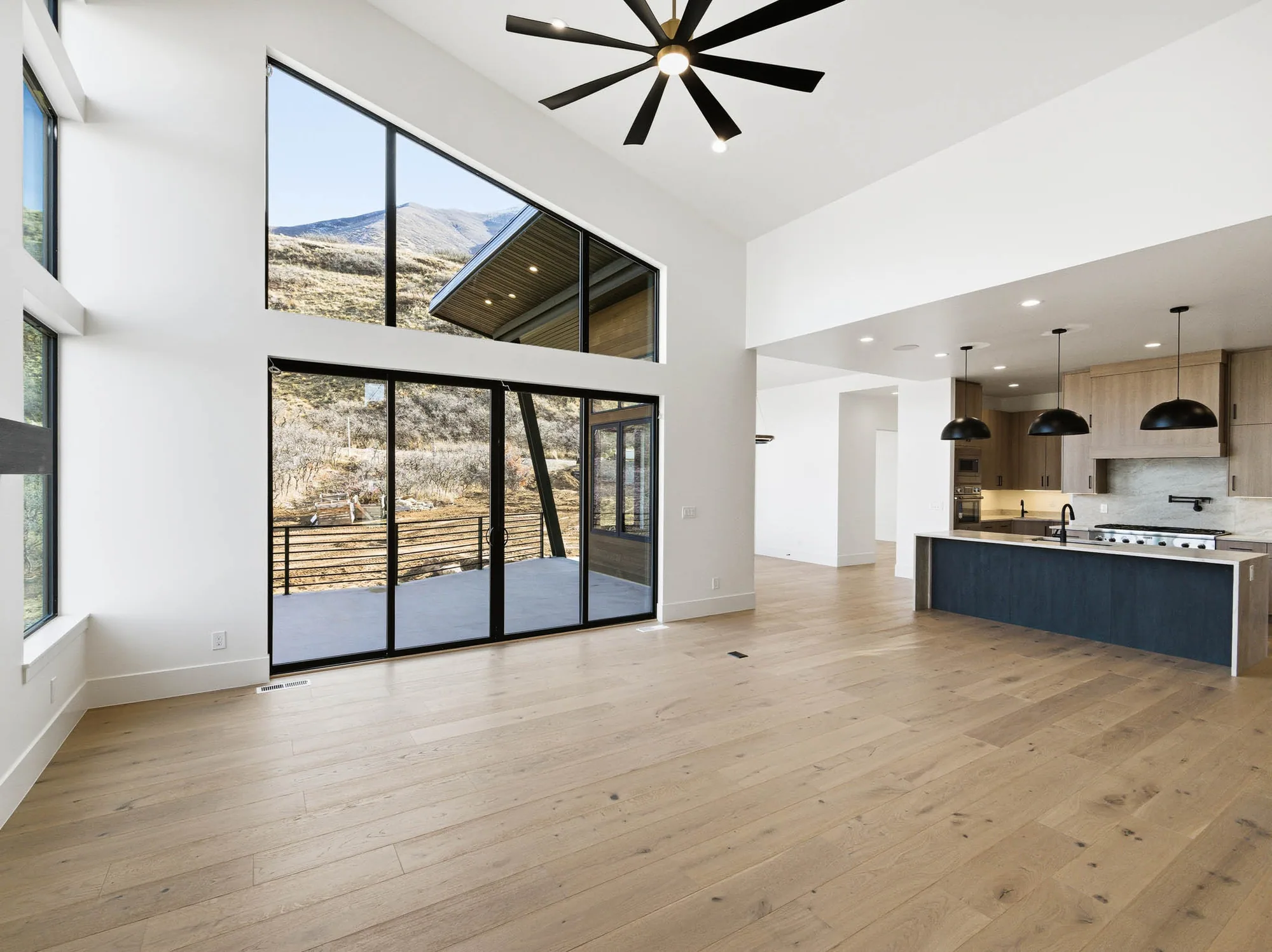 Open living at Mountain Contemporary in Wasatch Front, Utah