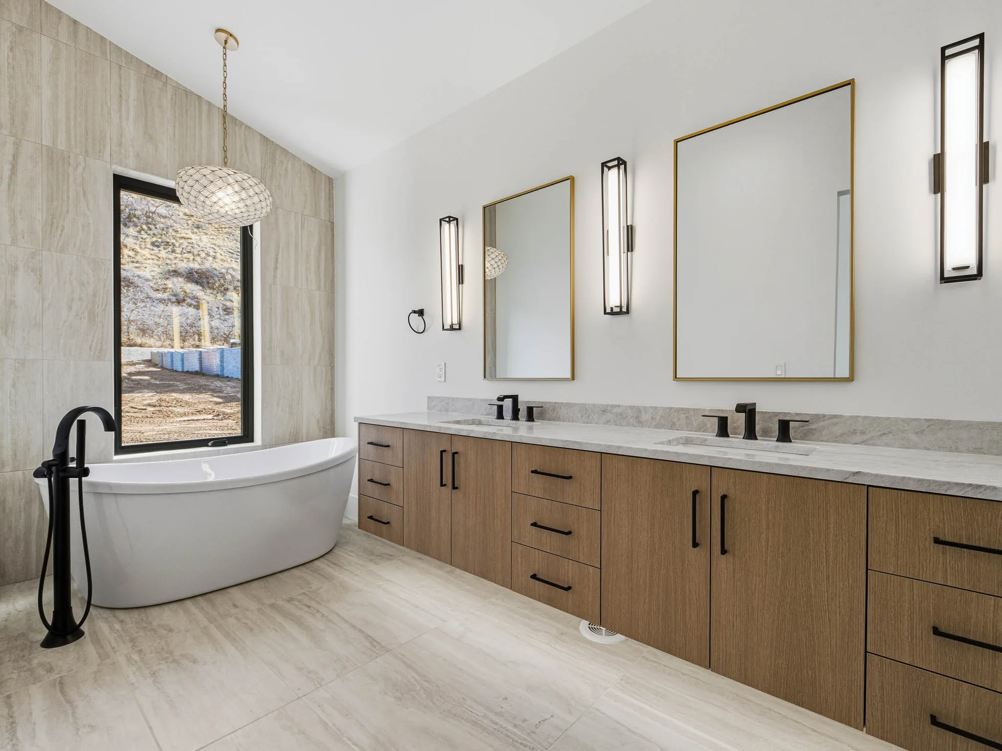 Primary bathroom at Mountain Contemporary in Wasatch Front, Utah
