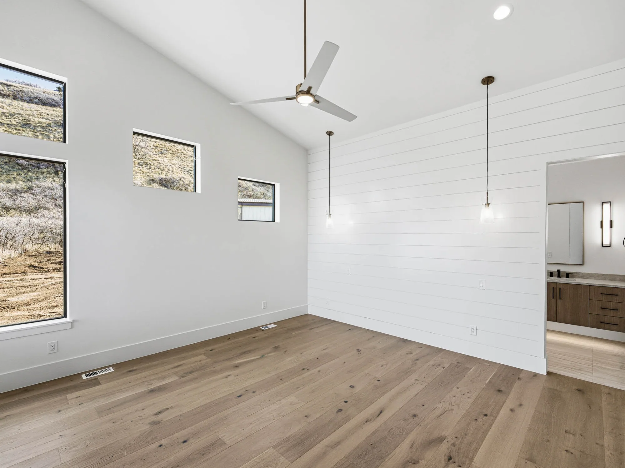 Primary bedroom at Mountain Contemporary in Wasatch Front, Utah