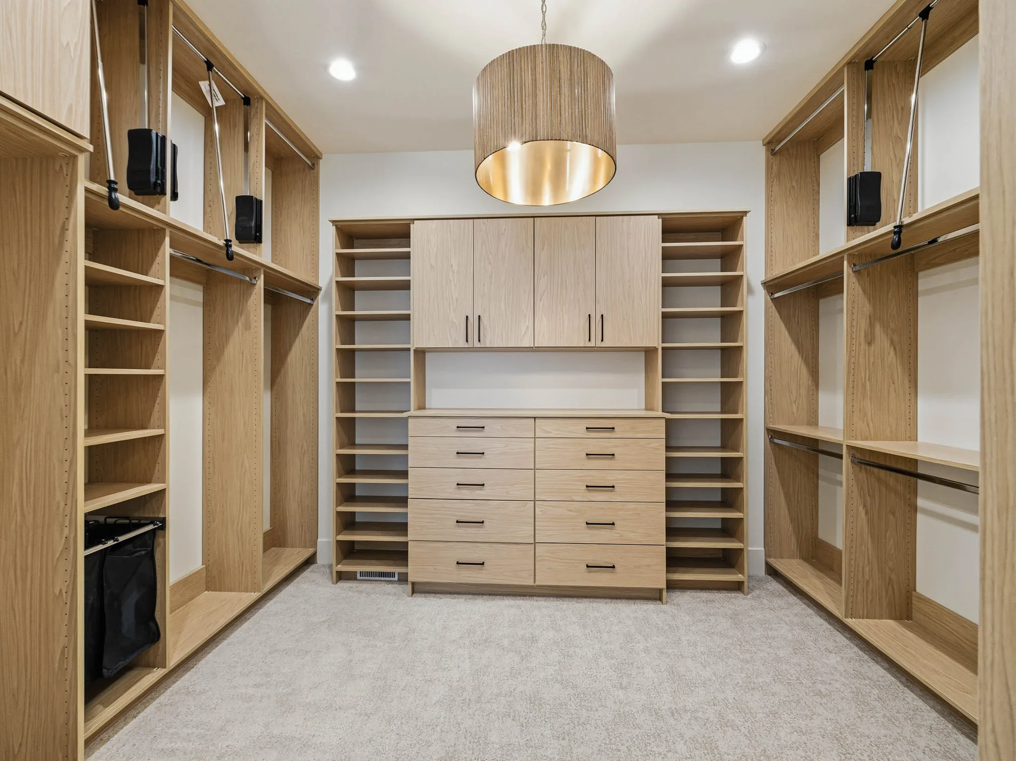 Primary closet at Mountain Contemporary in Wasatch Front, Utah