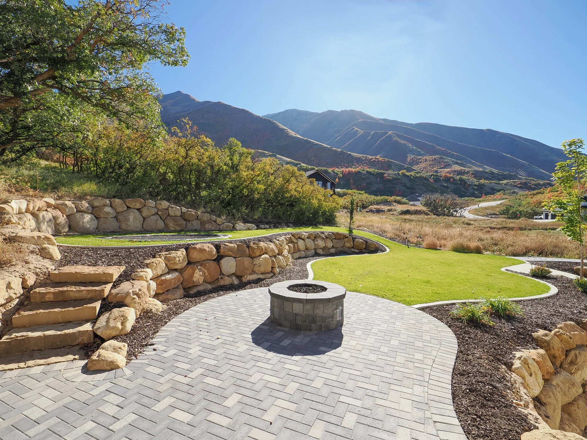 Fire pit at Wasatch Homestead in Wasatch Front, Utah