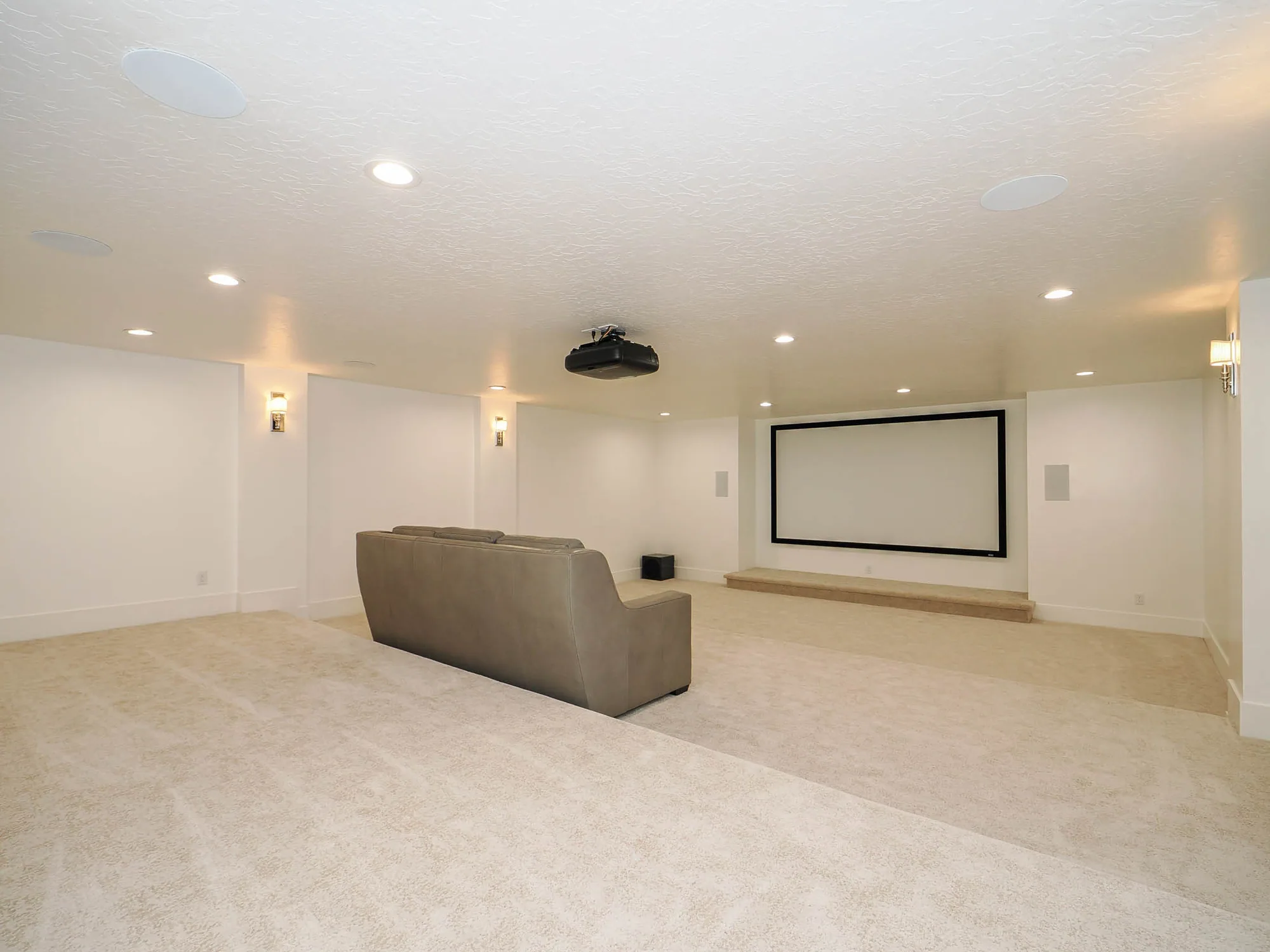 Theater room at Wasatch Homestead in Wasatch Front, Utah